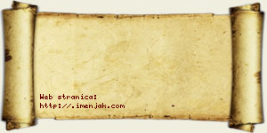 Miljana Tošović vizit kartica